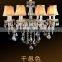 Professional crystal wedding cake stand hand blown glass chandelier pendants lights