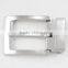 35mm Nickel Plating Whole Piece Polish Press Metal Belt Buckles Screws