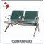 Two seats cushioned 304 stainless steel airport waiting benches