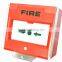 Red Color Single Pole 24V Resettable Fire Alarm Manual Call Point