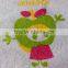 100% cotton terry jacquard bib for baby