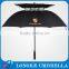 High Quality Two layers Windproof golf umbrella