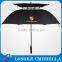 High Quality Two layers Windproof golf umbrella