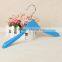 colorful plastic baby clothes hanger children's hanger
