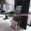 380*330*1230MM 3 layers photo rack Modern Metal display magazine rack newspaper rakcs