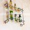 80300 bathroom fittings Contracted color Double glass shelf hotel use