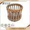 Simple Cheap Hanging Natural Accept OEM rustic hinging stacking wicker basket storage