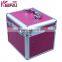Keifai Customizable Portable Purple Plain PVC Custom Jewelry Box
