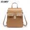 hot sale ladies travel shoulder backpack genuine leather