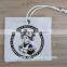 Silk Screen Printing Red Cotton Hangtag