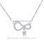 Latest Design Beads Necklace Bow Knot Pendant Necklace, Elegant Fashion Small Fresh