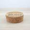Wholesale 500ml heat resistant handmade glass jars with wood lid 6303