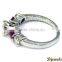 Ruby Engagement Rings, 14K White Gold Rings, Rings Jewelry