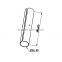 JY-25|Zinc plated metal accessories for lean pipe|Anti-rust coated pipe inner joint|Metal accessories for storage shelf