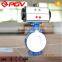 flange fluorine pneumatic butterfly valve actuators