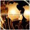 2016 New Arrival White Brush Gold Glass Chandelier, Hanging Decorative Pendant Light