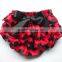 Fancy wholesale underwear, diaper cover baby satin bloomers in stock