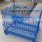 metal container/Metal storage Basket/Wire Mesh Box/Collapsible Warehouse pallet