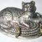 pewter clothes hanger