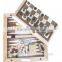 wooden 3 in 1 chess game set