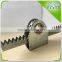 Glasshouse ventilation rack and pinion system