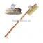 Hot sale body cleaning brush with long wooden handle