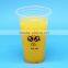 Reusable plastic coffee/juice/ice cream cup wiht dome lid