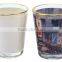 DIY Gift Hot Selling Blank Mugs With gold rim glass sublimation mug