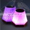 Wireless Colorful dazzle LED light Mini Crack bluetooth speaker with LED light