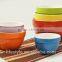 6pcs Mixing Bowl Sets, Embossed Salad Bowl,Fruit Bowl