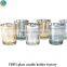 candle holders wooden Classic Frosted Glass Tealight Candle Holder 9cm