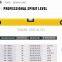 60cm Aluminum bubble level bottom with magnetic level ruler