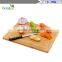Large bamboo cutting boards and juice groove, thick chopping board
