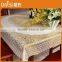 Cheap price square waterproof plastic table cover wipeable tablecloths