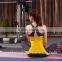 customized Racerback two-tone fitness tank top/singlets for women
