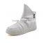 high quality white casual shoes fashion brand china factory, adults lace up casual leather shoes sneakers sample for men women
