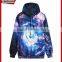 Latest Design Cotton Hoodies Sublimation Galaxy Printing Women Custom Sweatshirt