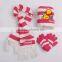 polar fleece winter kids fleece scarf hat sets factory