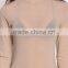 MGOO Custom Minimalist Khaki Mesh Sexy Tops For Ladies Long Sleeves Boat Neck Nylon Spandex Bodysuits