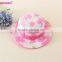 Wholesale girls flower printed sun hat summer cool hat for baby