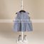 Summer Fashion Pink Stripes Cotton Dress Children Frocks Designs Boutique Girl Dress