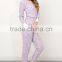 sleep over leopard adult pajama whole in set