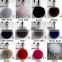 Myfur Hot Sale 2016 Fox Fur Keyring Ball PomPom Cell Phone Car Keychain Pendant Handbag Charm Key