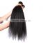 New Style Natural colored top quality indian kinky straight yaki hair weave