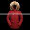 2016 Custom Wholesale Fashion Long Fur Hood Men Russian Winter Coat