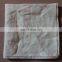 100% pure linen lace edged blank handkerchief in white color for wedding/wholesale