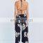 2017 Fashion Long Top Seller Sleeve Women Lady Black Sexy Jumpsuit