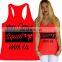 funny cute sports fitness tank tops women sexy gym tank top