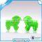factory dog shape green color cookie cutter