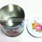 Middle Round Cookie Cake Cheesecake Flower Seeds Tin Box